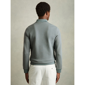 REISS FREDDIE Interlock Hybrid Funnel Neck Jacket